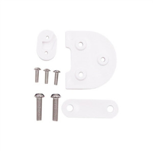 Pour Xiaomi M365 / M365 Pro Support de pied de Scooter électrique Coussin de rehaussement Joint de feu arrière (blanc) SH376W260-20