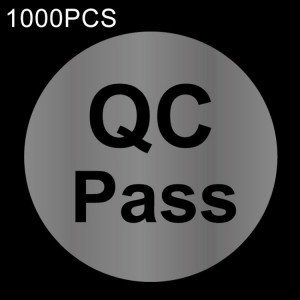 Autocollant de passe de QC de forme ronde de 1000 pièces étiquette de passage de QC (transparent) SH029T1753-20