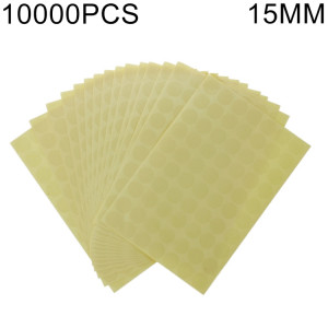 Autocollant de cachetage auto-adhésif transparent de forme ronde de 10000 PCS, diamètre: 15mm SH10381753-20
