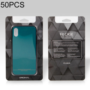50 PCS Étui pour téléphone portable de haute qualité PVC + Colle Package Box pour iPhone (5,5 pouces) Taille disponible: 164 mm x 89 mm x 7 mm (noir) SH036B608-20