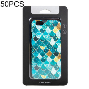 Boîte d'emballage en papier kraft de 50 pièces de haute qualité pour iPhone (4,7 pouces) Taille disponible: 148 mm x 78 mm x 7 mm (noir) SH303B20-20