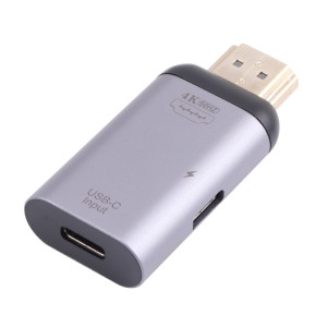 2 en 1 4K 60Hz HDMI Homme à charge USB-C / Type-C + Adaptateur femelle USB-C / Type-C SH01681987-20