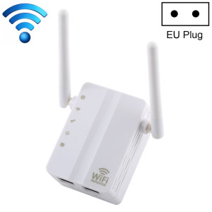 Routeur réseau avec amplificateur de signal avec répéteur WiFi et extension sans fil N à 300 Mbits / s avec 2 antennes externes, (blanc) SH327W629-20