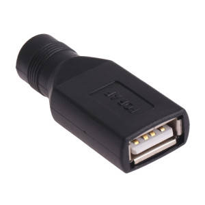 Connecteur adaptateur USB femelle vers 5,5 x 2,1 mm femelle SH0427161-20