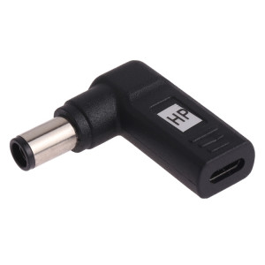 Connecteur adaptateur coudé USB-C / Type-C femelle à 7,4 x 5,0 mm pour ordinateurs portables HP SH0429505-20