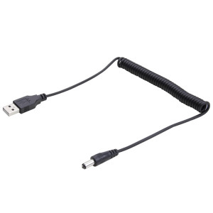 Câble enroulé par ressort de puissance de 1.5m USB à DC 5.5mm SC0518858-20
