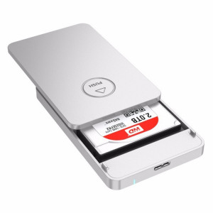 ORICO 2569S3 USB3.0 Mirco-B externe boîtier de disque dur de stockage pour 9,5 mm 2,5 pouces SATA HDD / SSD (argent) SO547S1867-20