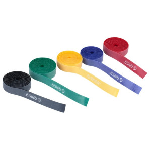 ORICO CBT-5S 5 en 1 Couleurs Crochet Réutilisable et Dividable et Loop Collant Collant Cravates pour Câble de Données / Cordon d'Alimentation, Longueur: 1m SO0572353-20