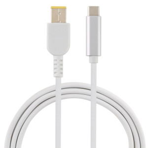 Câble de charge d'alimentation USB-C / Type-C vers Big Square Male pour Lenovo, longueur du câble: environ 1,5 m SH08081510-20