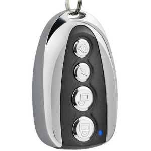 En forme de U 433 Mhz copie universelle sans fil télécommande en métal 4 clés duplicateur de porte de Garage Mini contrôleur de clé Portable SH086352-20