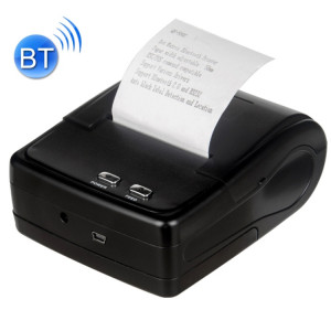 QS-5802 imprimante matricielle 8 broches Bluetooth Receipt portable 58 mm (noir) SH889B1625-20