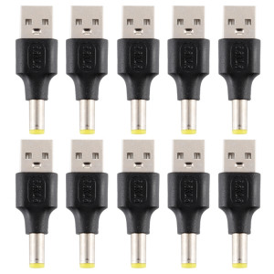 10 PCS 5,5 x 2,5 mm mâle à USB 2.0 mâle connecteur d'alimentation CC SH09211546-20