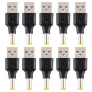 10 PCS 5,5 x 2,5 mm mâle à USB 2.0 mâle connecteur d'alimentation CC SH09211546-20
