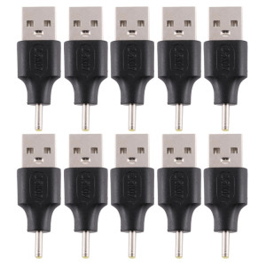 10 PCS 2,5 x 0,7 mm mâle à USB 2.0 mâle connecteur d'alimentation CC SH0924310-20