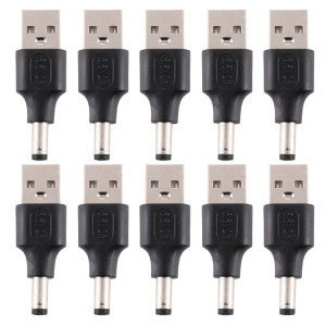 10 PCS 5,5 x 2,1 mm mâle à USB 2.0 mâle connecteur d'alimentation CC SH09251406-20