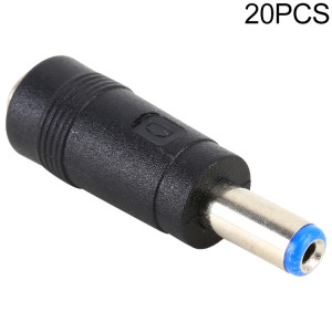 20 PCS 5,5 x 2,5 mm DC Femaleto 5,5 x 2,1 mm DC Embout de prise d'alimentation mâle SH10051193-20