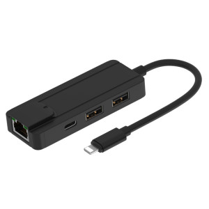 ANTEN 75002 8PIN To RJ45 HUB Adaptateur USB 2.0 (Noir) SH049B55-20