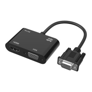 Adaptateur 5138HV 1080P VGA vers HDMI + VGA avec audio SH1179494-20
