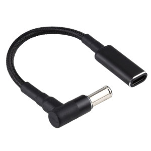 Coude 6,0 x 1,4 mm vers adaptateur USB-C / Type-C Câble tressé en nylon SH1193673-20