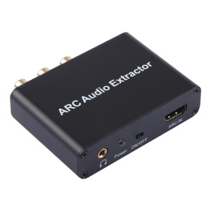 Extracteur audio 192KHz ARC HDMI ARC vers SPDIF + Adaptateur de canal retour audio convertisseur coaxial + L / R SH13571008-20