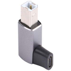 USB-C / Type C femelle à l'adaptateur masculin MIDI USB 2.0 B pour instrument électronique / imprimante / scanner / piano (gris) SH514H1054-20