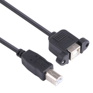Câble d'extension d'imprimante USB BM à BF avec trou de vis, longueur: 50cm SH15161869-20