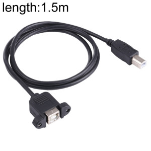 Câble d'extension d'imprimante USB BM à BF avec trou de vis, longueur: 1,5 m SH1518301-20