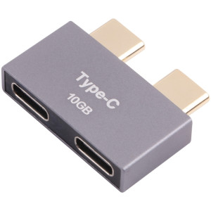 Double Homme USB-C / Type-C à double adaptateur femelle USB-C / TYPE-C SH1643286-20