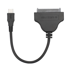 USB Type-C / USB-C à SATA 2 7 + 15 Câble d'entraînement facile, longueur: 20cm SH66161113-20