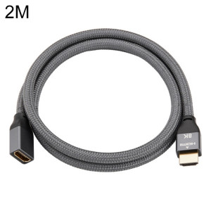 HDMI 8K 60HZ Mâle à Female Câble Support 3D Vidéo, Longueur du câble: 2M SH18091885-20