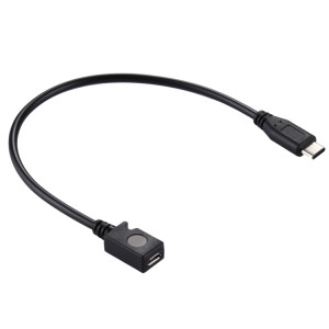 Adaptateur de câble USB-C / Type-C 3.0 mâle vers micro USB femelle, Câble adaptateur USB-C / Type-C 3.0 mâle vers micro USB femelle, longueur : 29 cm SH1851966-20