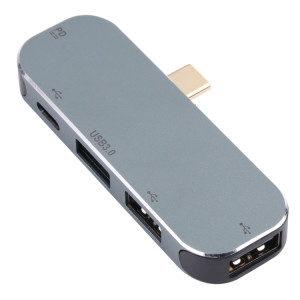 5 in 1 USB-C / Type-C Male to Dual USB-C / Type-C + Dual USB + USB 3.0 Female Adapter SH1927315-20