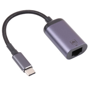 Câble d'adaptateur femelle USB-C / Type-C à 100 m RJ45 SH19441349-20