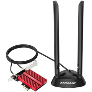 Comfast AX200 Plus + 5374Mbps Carte réseau sans fil WIFII6 PCIE SC2011622-20