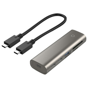 Adaptateur Rocketek HC463 USB3.1 Gen2 vers Type-C 3.1 + USB 3.1 + SD / TF 6 en 1 HUB SR2228308-20