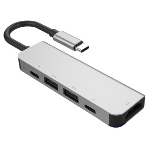 Adaptateur HUB 5 en 1 HDMI + USB x 2 + PD x 2 vers USB-C / Type-C SH22561602-20