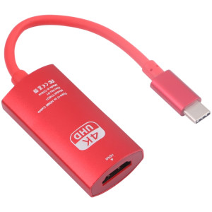 Adaptateur USB-C / Type-C mâle vers HDTV femelle 4K UHD (rouge) SH390R647-20