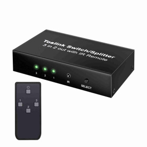NK-T32 Toslink 3 In 2 Out Switch / Splitter avec télécommande IR SH24601556-20