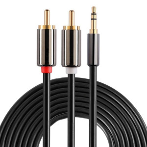 Jack 3,5 mm Plaqué Or 5mm vers 2 x Câble Audio Stéréo Mâle RCA S524781651-20