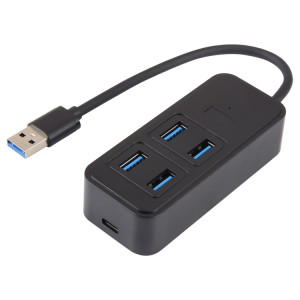 BYL-1901U Adaptateur 5 en 1 USB vers USB3.0x4 + USB-C / Type-C HUB SH2507288-20