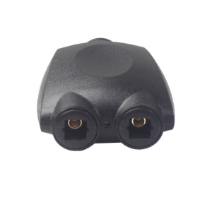 QHG03 Spdif Carré Ouverture 1 In 2 Out Commutateur / Répartiteur avec télécommande IR (Noir) SH538B1187-20