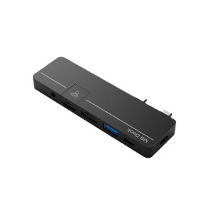 Rocketek SHX6 Multifonctionnel Double Ports Type-C Expansion Dock HUB Adaptateur avec LAN SR2735961-20