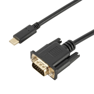 TC026 1.8M 1080P USB-C / Câble d'adaptateur mâle de type C / C mâle VGA SH3153407-20