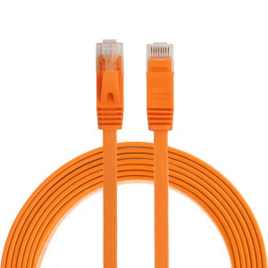 Câble LAN réseau plat Ethernet ultra-mince 2m CAT6, cordon RJ45 (Orange) S2463E1828-20