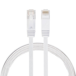 Câble réseau LAN plat Ethernet ultra-plat CAT6 2m, cordon RJ45 (blanc) S2463W1421-20