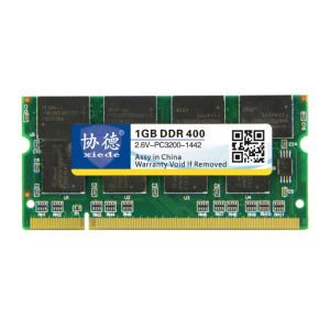 XIEDE X007 DDR 400 MHz 1 Go Module de mémoire RAM à compatibilité totale pour ordinateur portable SX3760207-20