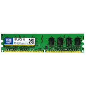 XIEDE X015 DDR2 533 MHz 2 Go Module de mémoire vive avec compatibilité totale pour PC de bureau SX3782757-20