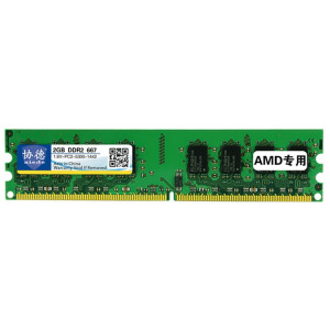 XIEDE X017 DDR2 667 MHz, 2 Go, module général de mémoire RAM AMD spéciale pour PC de bureau SX37841530-20