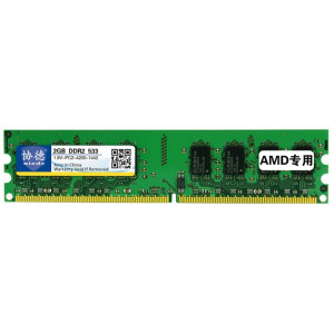 XIEDE X023 DDR2 533 MHz, 2 Go, module général de mémoire RAM AMD spéciale pour PC de bureau SX37901625-20