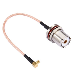 Femelle UHF de 15 cm à MCX mâle 90 degrés coude RG316 câble S14028933-20